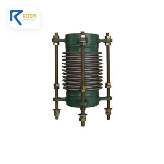 لرزه‌گیر دوجداره آكاردئونی‌ جوشی مهاردار ارتعاشات صنعتی