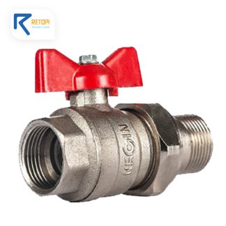 شیر مهره ماسوره یکسر مغزی برنجی Negin نگین